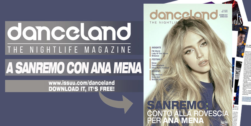 Danceland gennaio 2022 con Ana Mena e Sanremo