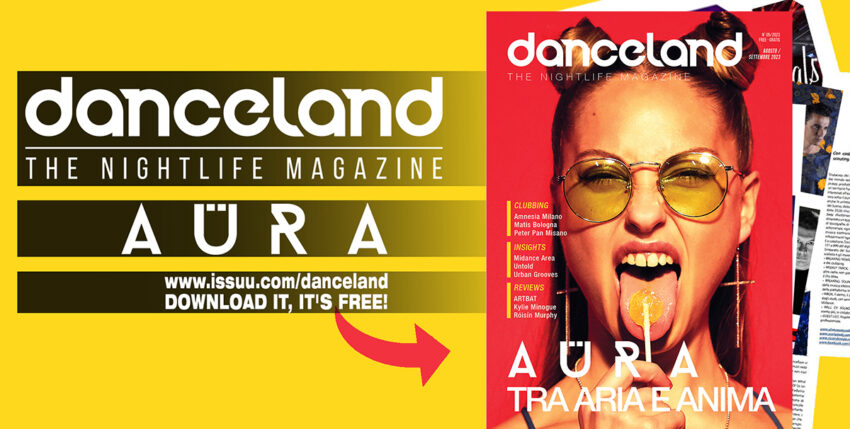 La dj Aüra sulla copertina di Danceland
